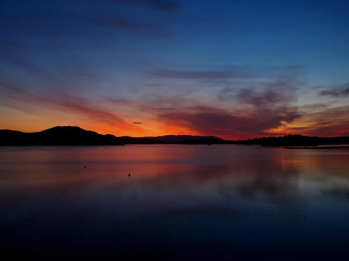 Sunset over Loch Lomond