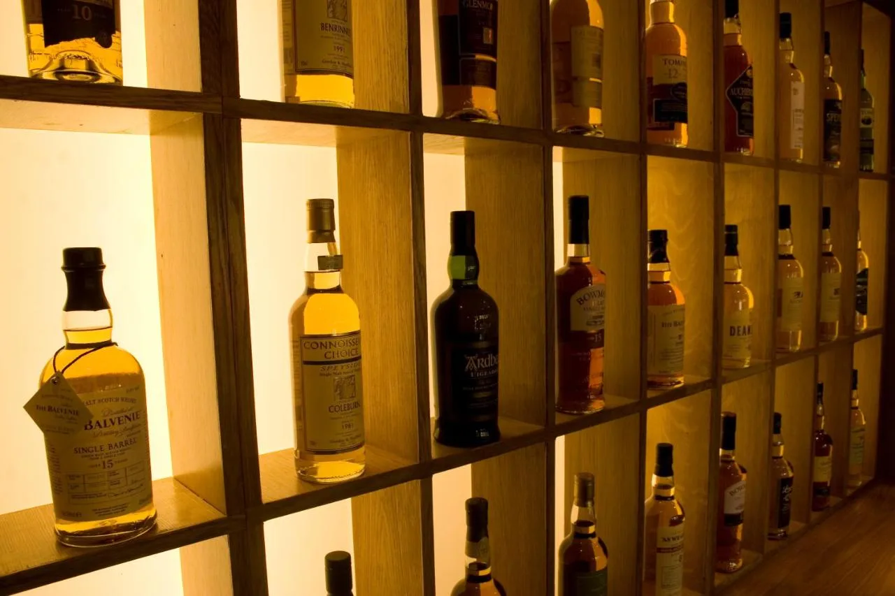 Whisky shelves